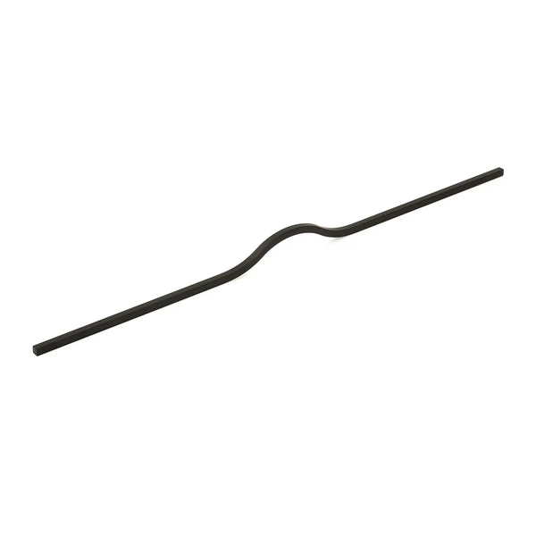 Mâner mobilier Viefe Brave, negru mat, 400 mm (interax 320 mm)