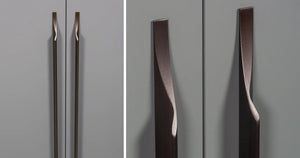 Mâner mobilier Viefe Brikk, bronz antichizat, 490 mm - imagine 2