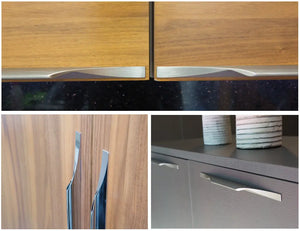 Mâner mobilier Viefe Brikk, crom lucios, 290 mm (interax 160 mm) - imagine 4