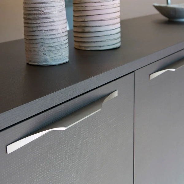 Mâner mobilier Viefe Brikk, oțel inoxidabil, 190 mm (interax 64 mm) - imagine 2