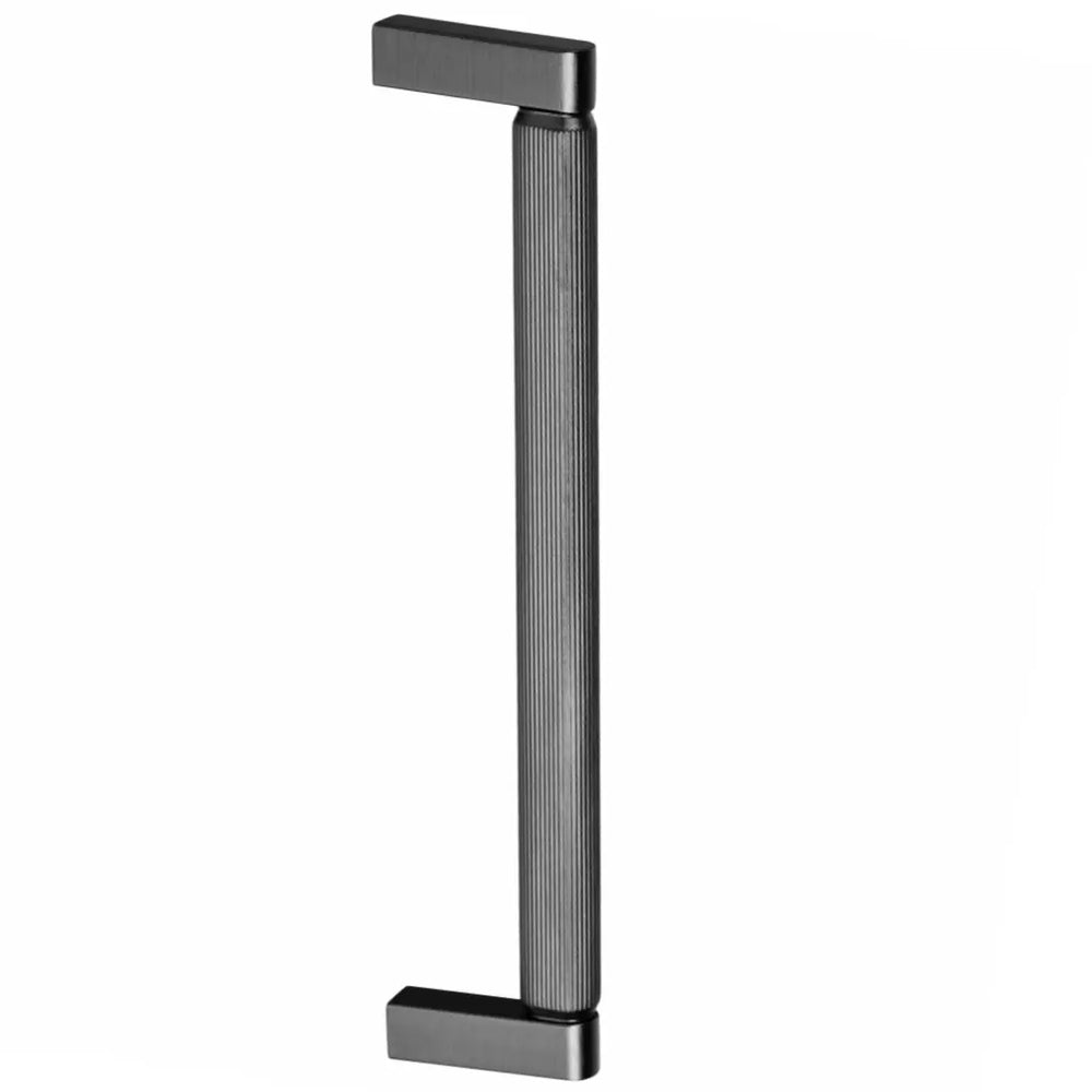 Mâner mobilier Viefe Brooklyn Big, negru titan, 466 mm (interax 448 mm)