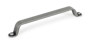 Mâner mobilier Viefe Button, cositor, 175 mm (interax 160 mm)