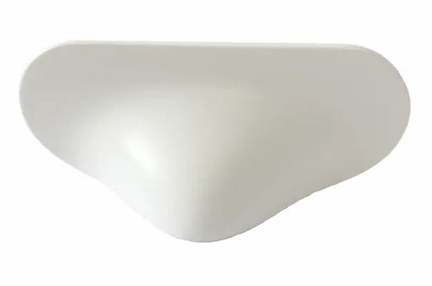 Mâner mobilier Viefe Cala, alb mat, 80 mm (interax 16 mm)