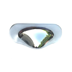 Mâner mobilier Viefe Cala, crom lucios, 80 mm (interax 16 mm) - imagine 2