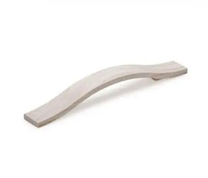 Mâner mobilier Viefe Calin, alb periat, 240 mm (interax 160 mm)