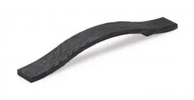 Mâner mobilier Viefe Calin, negru periat, 240 mm (interax 160 mm)
