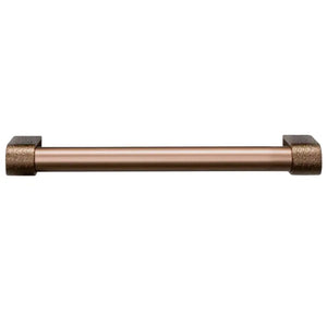 Mâner mobilier Viefe Casey, maro metalic texturat și bronz mat, 211 mm (interax 192 mm)