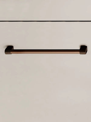 Mâner mobilier Viefe Casey, maro metalic texturat și bronz mat, 339 mm (interax 320 mm) - imagine 2