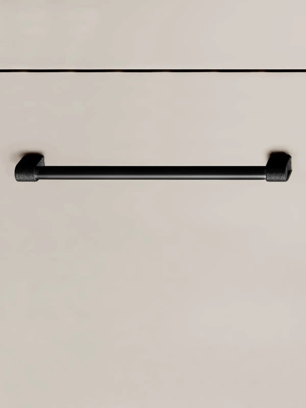 Mâner mobilier Viefe Casey, negru lava texturat și negru mat, 339 mm (interax 320 mm) - imagine 2