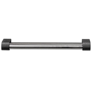 Mâner mobilier Viefe Casey, negru lava texturat și negru titan lustruit, 211 mm (interax 192 mm)