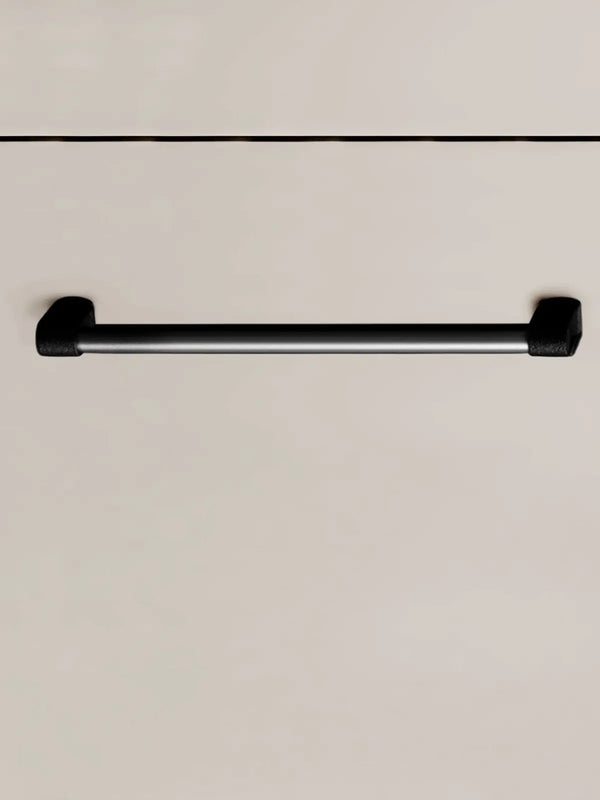 Mâner mobilier Viefe Casey, negru lava texturat și negru titan lustruit, 339 mm (interax 320 mm) - imagine 2