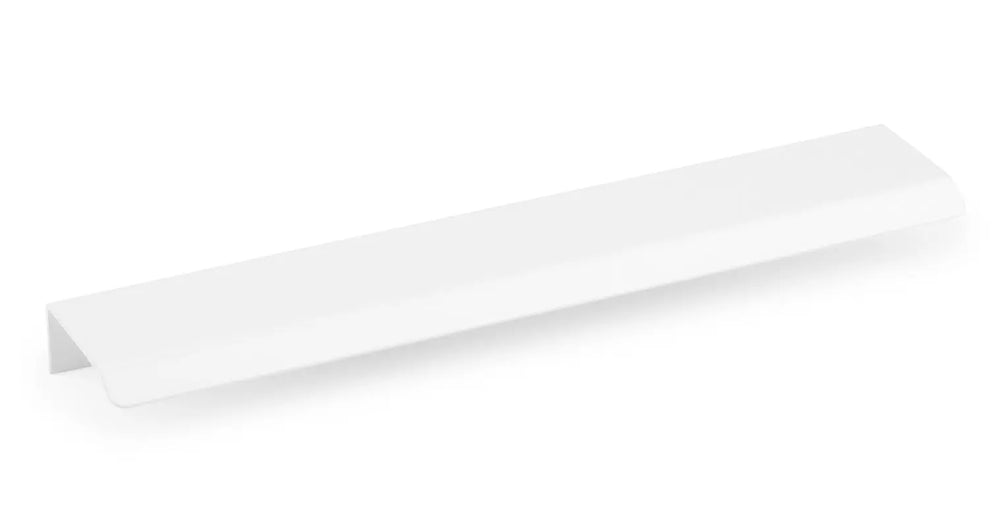 Mâner mobilier Viefe Cruve, alb mat, 200 mm (interax 128 mm)