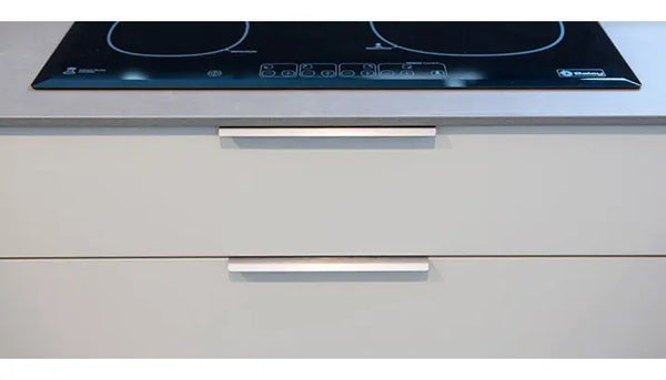 Mâner mobilier Viefe Cruve, oțel inoxidabil, 400 mm (interax 320 mm) - imagine 2