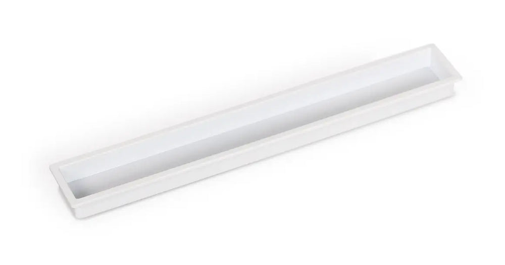 Mâner mobilier Viefe Cubic, alb mat, 160 mm