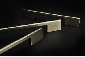 Mâner mobilier Viefe Dino, nichel periat, 349 mm - imagine 3