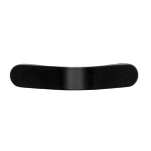 Mâner mobilier Viefe Dropp, negru mat, 84 mm (interax 64 mm)