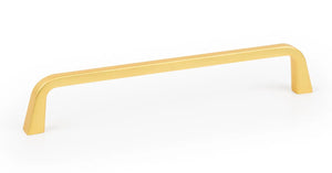 Mâner mobilier Viefe Este, auriu periat, 171 mm (interax 160 mm)