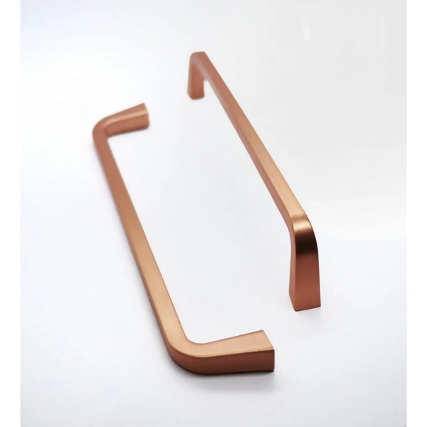 Mâner mobilier Viefe Este, cupru periat, 171 mm (interax 160 mm) - imagine 2