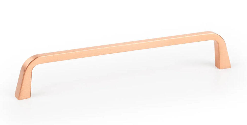 Mâner mobilier Viefe Este, cupru periat, 171 mm (interax 160 mm)