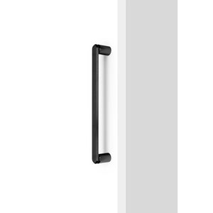 Mâner mobilier Viefe Fase Big, negru periat, 348 mm (interax 320 mm) - imagine 3