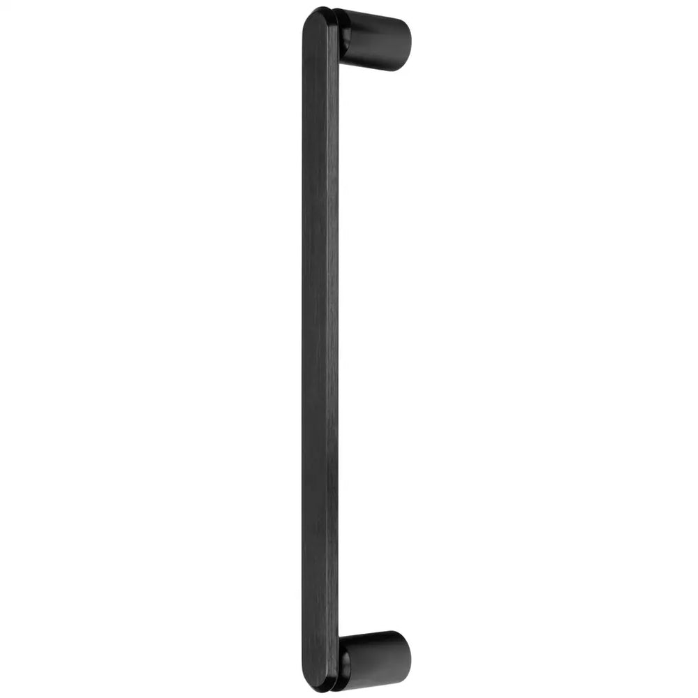 Mâner mobilier Viefe Fase Big, negru periat, 348 mm (interax 320 mm)