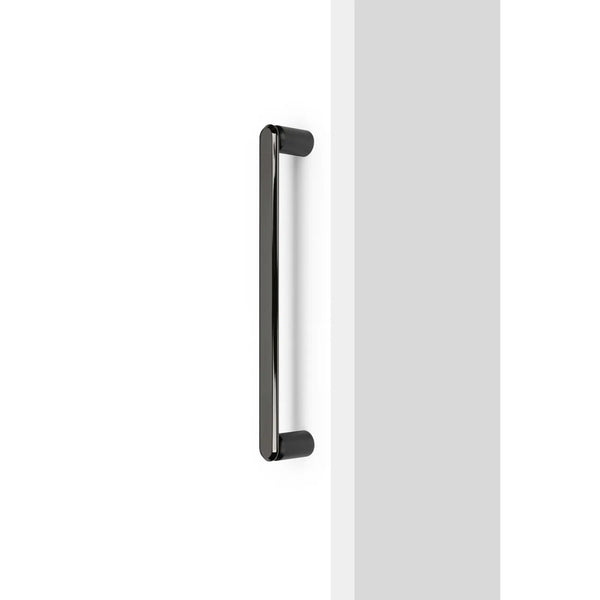 Mâner mobilier Viefe Fase Big, negru titan lustruit, 348 mm (interax 320 mm) - imagine 3