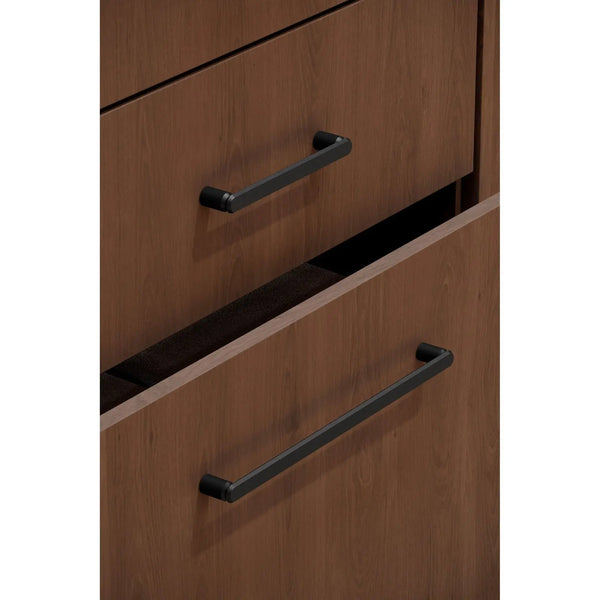 Mâner mobilier Viefe Fase, negru periat, 337 mm (interax 320 mm) - imagine 2