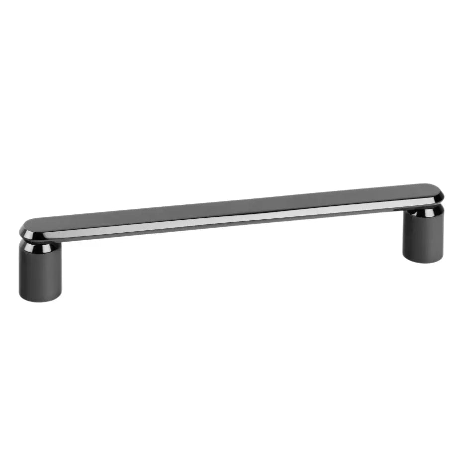 Mâner mobilier Viefe Fase, negru titan lustruit, 177 mm (interax 160 mm)