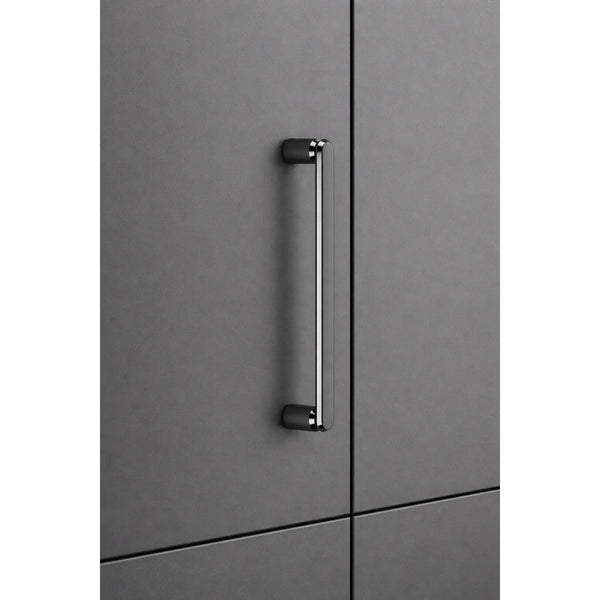 Mâner mobilier Viefe Fase, negru titan lustruit, 337 mm (interax 320 mm) - imagine 2