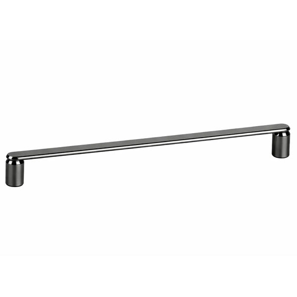 Mâner mobilier Viefe Fase, negru titan lustruit, 337 mm (interax 320 mm)