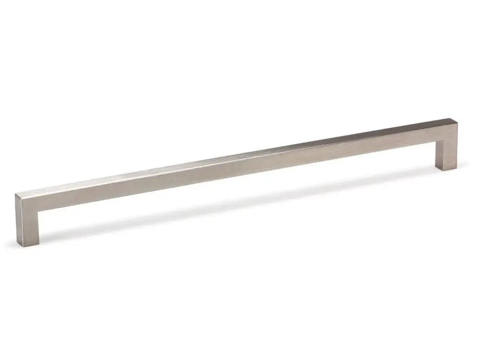 Mâner mobilier Viefe Ferri, oțel inoxidabil periat, 332 mm (interax 320 mm)