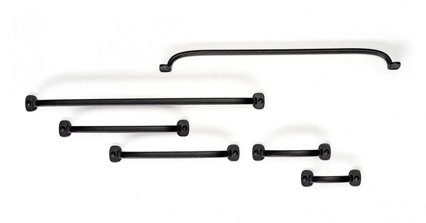 Mâner mobilier Viefe Firm, negru texturat, 125,8 mm (interax 96 mm) - imagine 2