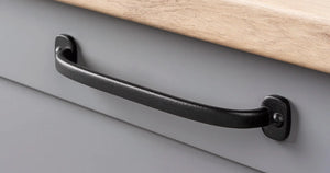Mâner mobilier Viefe Firm, negru texturat, 93,8 mm (interax 64 mm) - cod 0506064ZM22