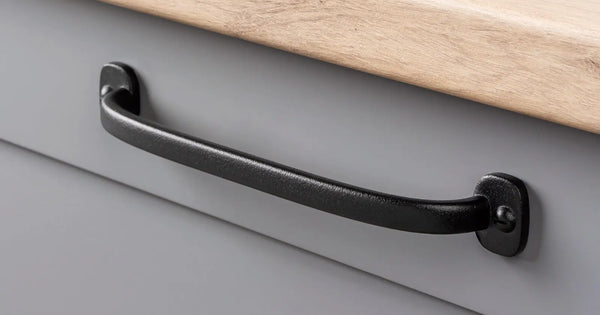 Mâner mobilier Viefe Firm, negru texturat, 93,8 mm (interax 64 mm) - cod 0506064ZM22