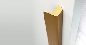Mâner mobilier Viefe Flapp, alamă cava periată, 200 mm - imagine 4