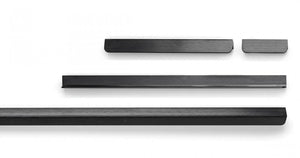Mâner mobilier Viefe Flapp, negru periat, 200 mm - imagine 3