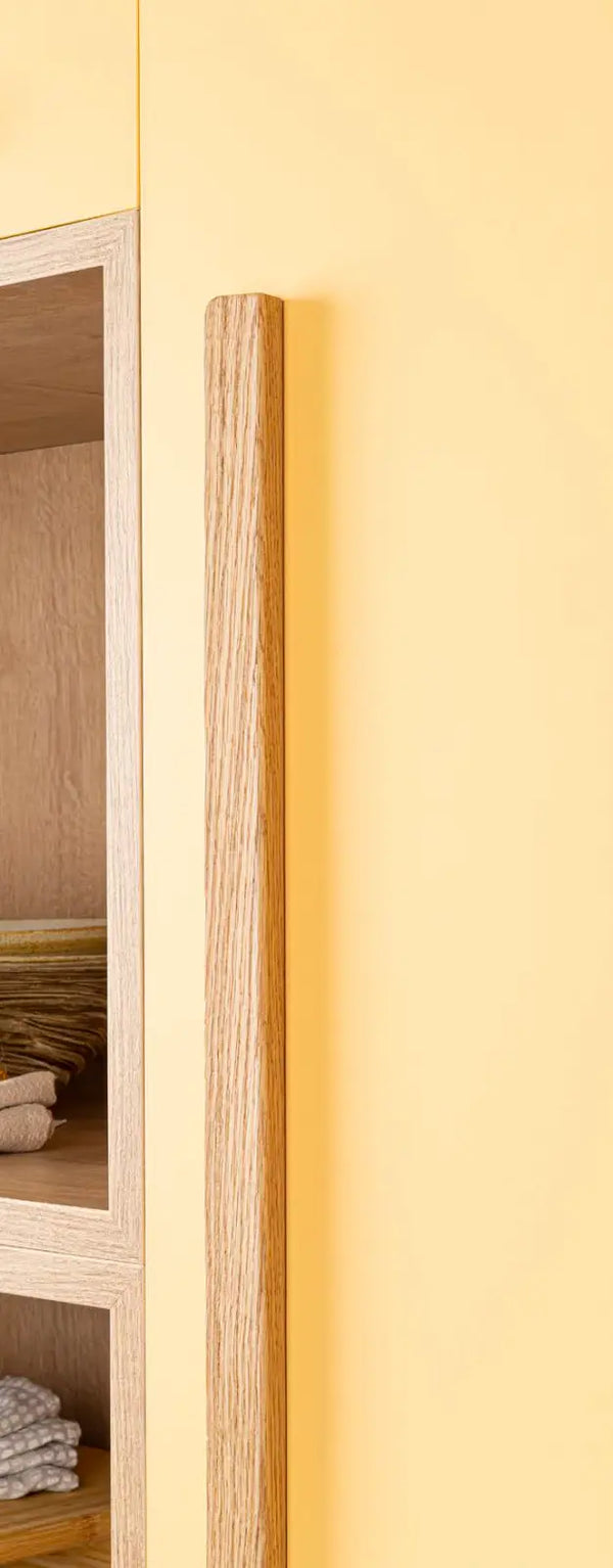 Mâner mobilier Viefe Flapp, stejar, 70 mm (interax 32 mm) - imagine 2