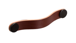Mâner mobilier Viefe Flexa, maro și negru, 150 mm (interax 128 mm)