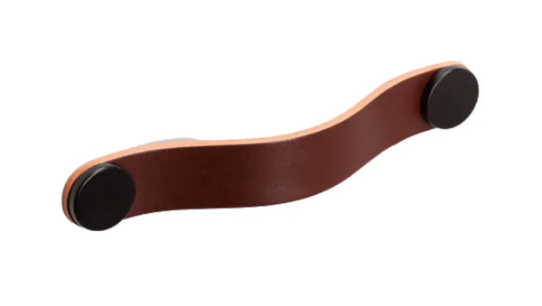 Mâner mobilier Viefe Flexa, maro și negru, 150 mm (interax 128 mm)