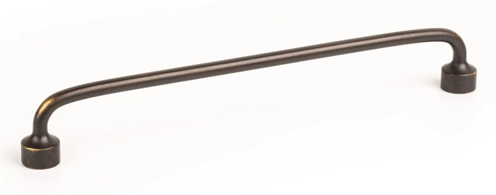 Mâner mobilier Viefe Floid, alamă antichizată, 207,6 mm (interax 192 mm)