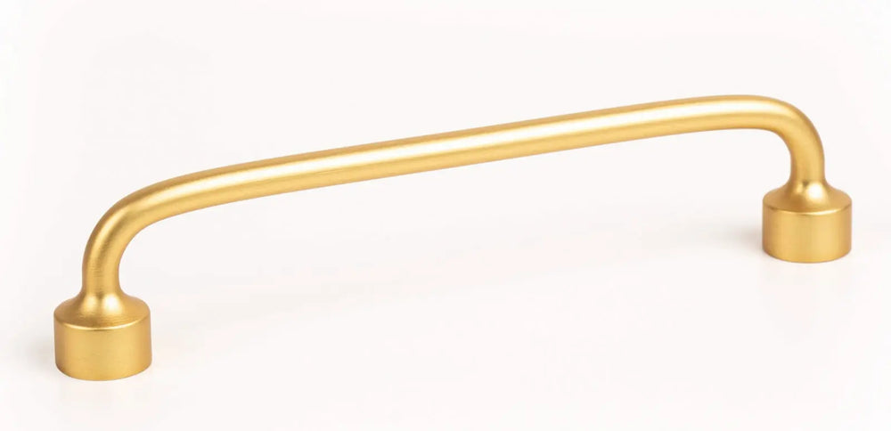 Mâner mobilier Viefe Floid, auriu periat, 143,6 mm (interax 128 mm)