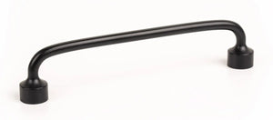 Mâner mobilier Viefe Floid, negru mat, 143,6 mm (interax 128 mm)