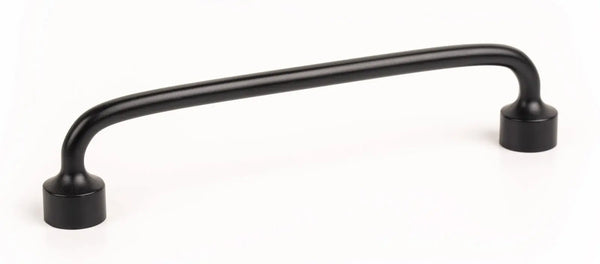 Mâner mobilier Viefe Floid, negru mat, 143,6 mm (interax 128 mm)