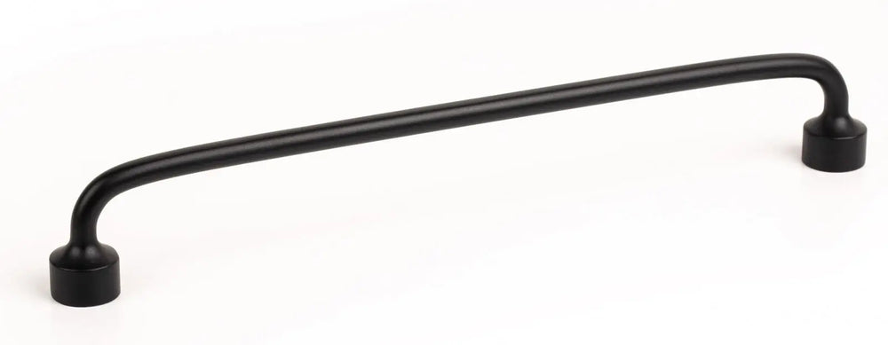 Mâner mobilier Viefe Floid, negru mat, 207,6 mm (interax 192 mm)