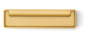 Mâner mobilier Viefe Fold, alamă, 174 mm (interax 128 mm)