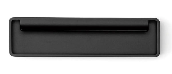 Mâner mobilier Viefe Fold, negru mat, 174 mm (interax 128 mm)