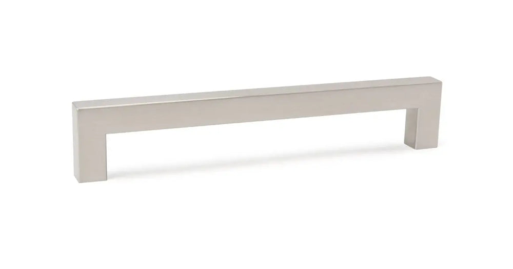 Mâner mobilier Viefe Fort, oțel inoxidabil periat, 142 mm (interax 128 mm)