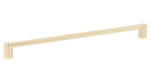 Mâner mobilier Viefe Fusion, alamă lustruită, 340 mm (interax 320 mm)