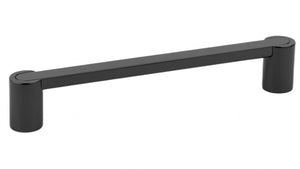Mâner mobilier Viefe Fusion, negru titan lustruit, 180 mm (interax 160 mm)