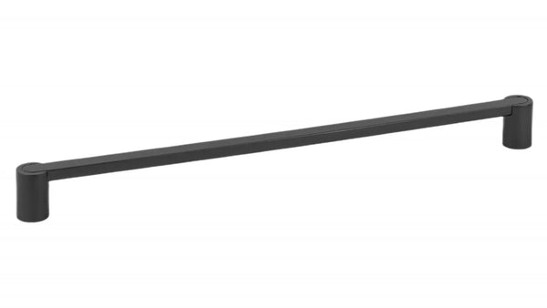 Mâner mobilier Viefe Fusion, negru titan lustruit, 340 mm (interax 320 mm)